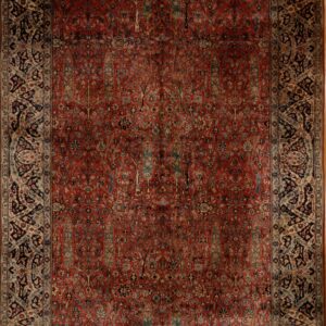 11281 11x17 Antique Persian Rug