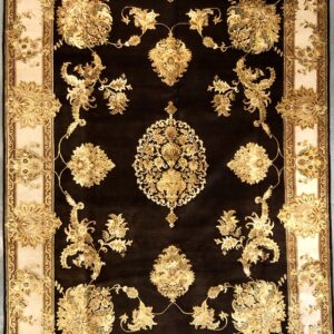 124 OMG 9x12 Modern Classic Rug with Real Silk
