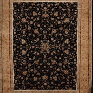 12x15 Wool & Silk Persian Tabriz Design