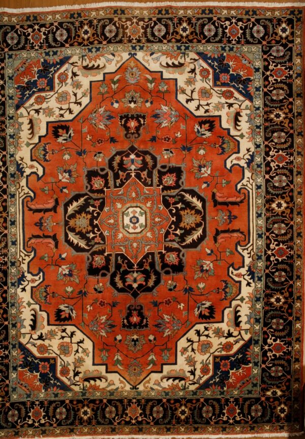 15480 Semi Antique Persian Heriz 13'x17'