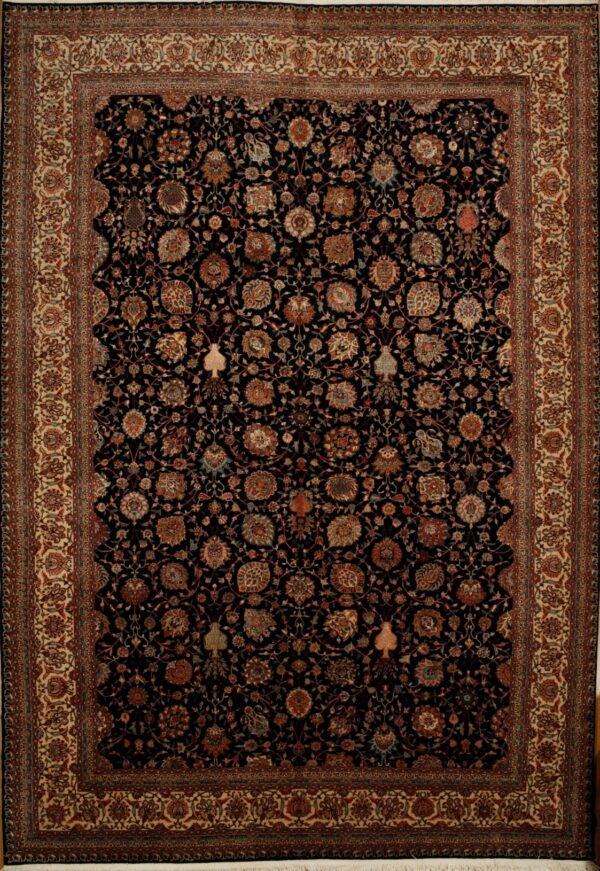 21523 11x16 Sino Tabriz Wool & Silk