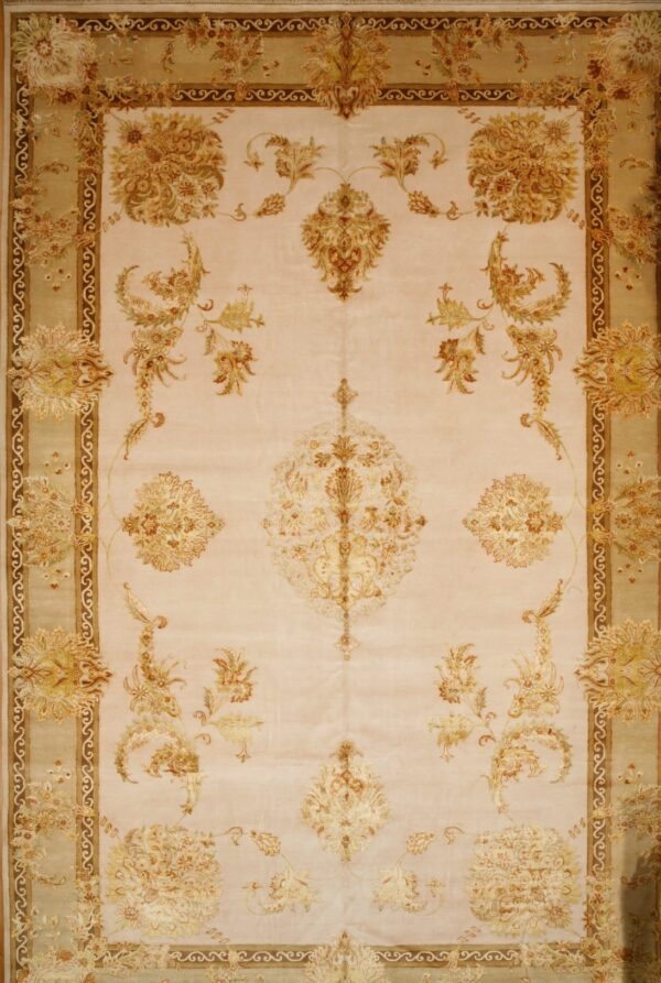 27765 12x18 Wool & Silk Modern Classic Rug