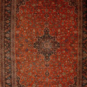 28577 12.5x20 Antique Persian Kashan