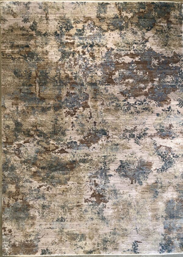 28931 9x12 Modern Classic rug with Real Silk