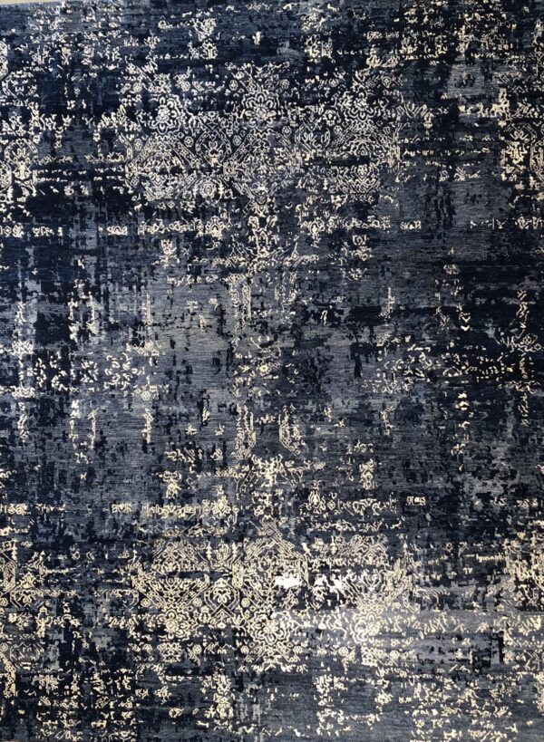30677 9x12 Transitional Navy Rug