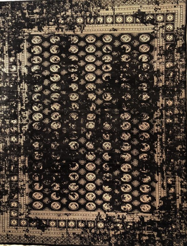 R30925 9x12 Contemporary Bokhara Rug
