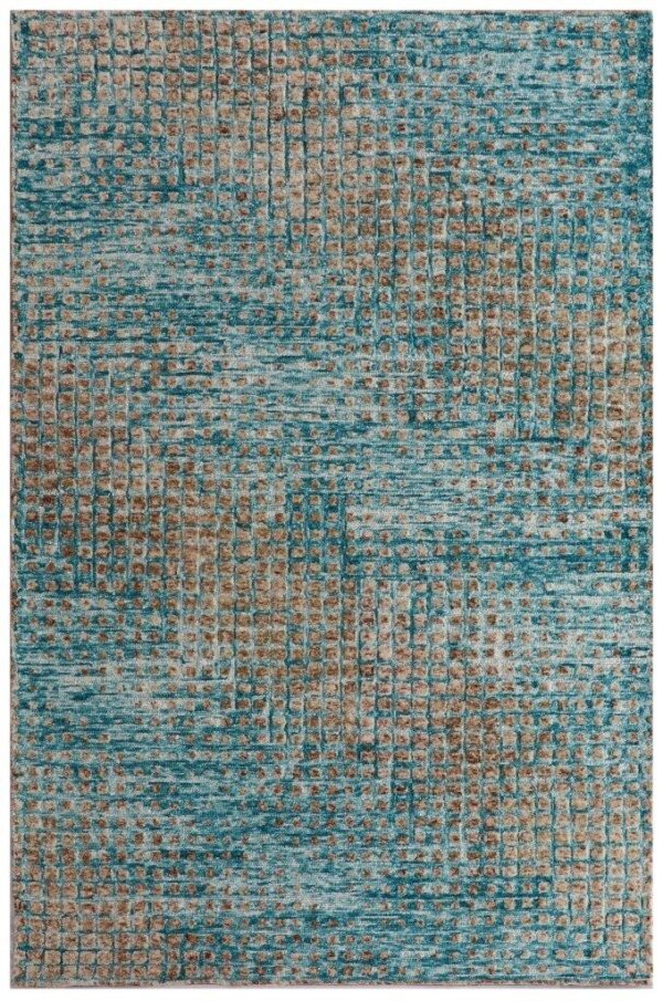 TX 6031 TEAL MULTY 5X8