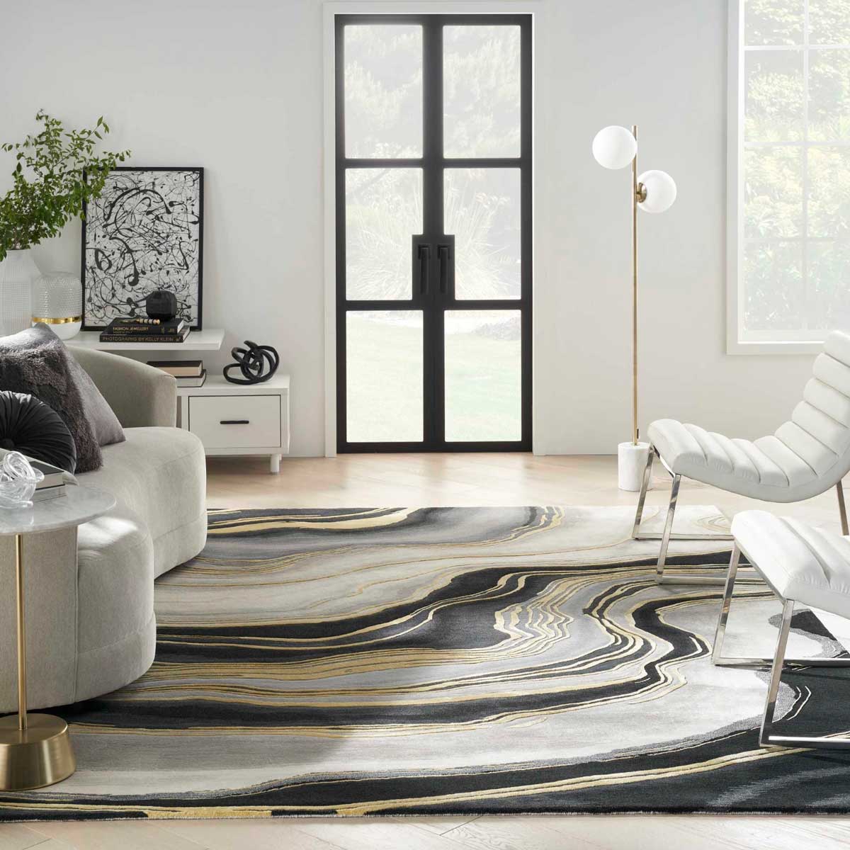 modern geometric pattern rugs elevate stylish home